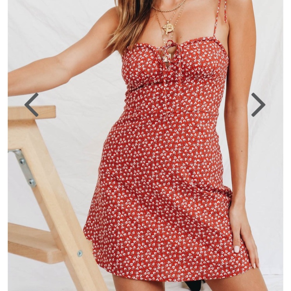 Verge Girl Red Mini Dress